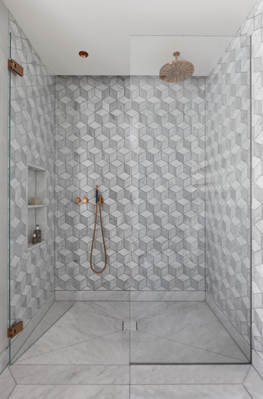BEL11P-shower-geometric-tiles